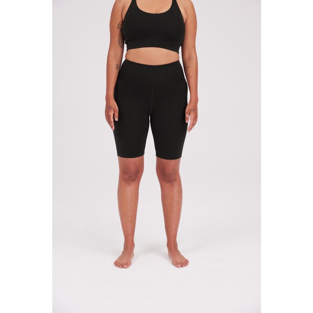 NWT Girlfriend Collective FLOAT High-Rise Bike Short Black Size S
